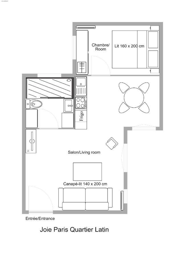 Joie Paris Quartier Latin Apartment Bagian luar foto